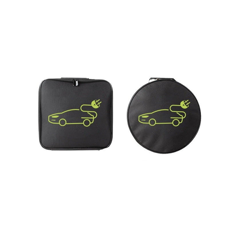 Storage Bag for 2 EV Charging Guns Waterproof Charger Storage Bag