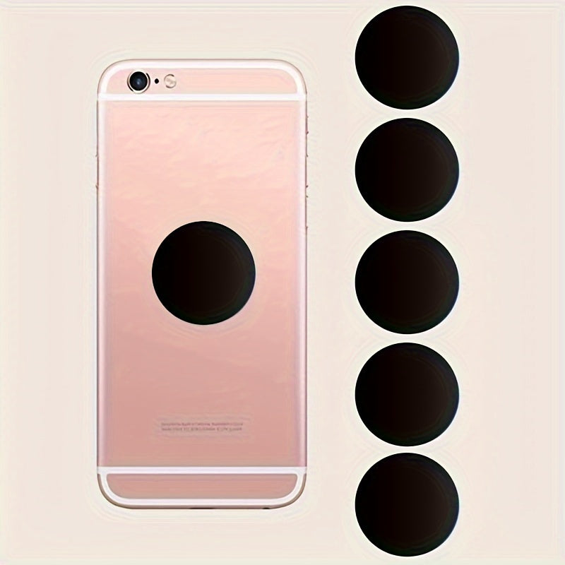 Telefon paneli uchun 5 ta qismlik magnitli avtomobil o'rnatish uchun dumaloq patch to'plami