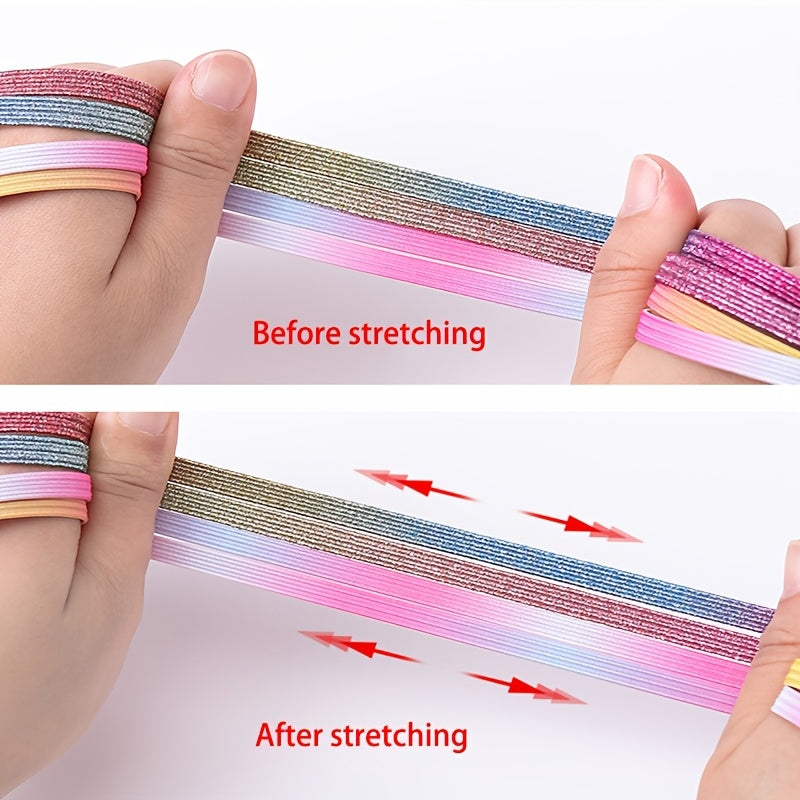 Unisex Elastic No-Tie Shoe Laces Solid Color Waterproof Rope