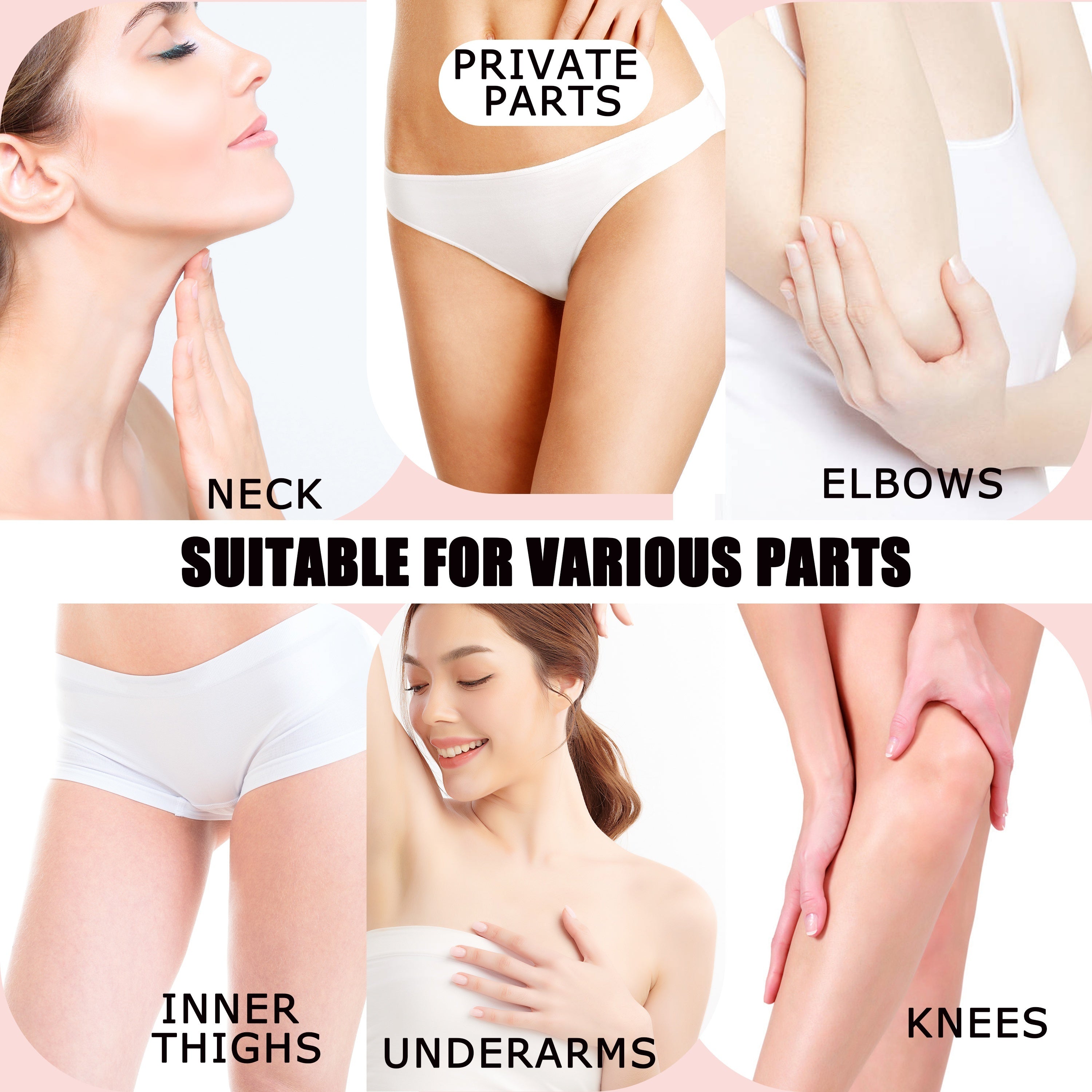 Private Part Moisturizing Cream 1.764oz Hypoallergenic with Rose Vitamin C for Sensitive Skin