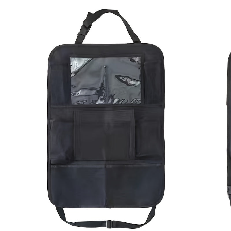 Avtomobil o'rindig'i orqa qismi uchun bolalar o'yinchoqlari, iPad uchun tutqichli saqlash sumkasi