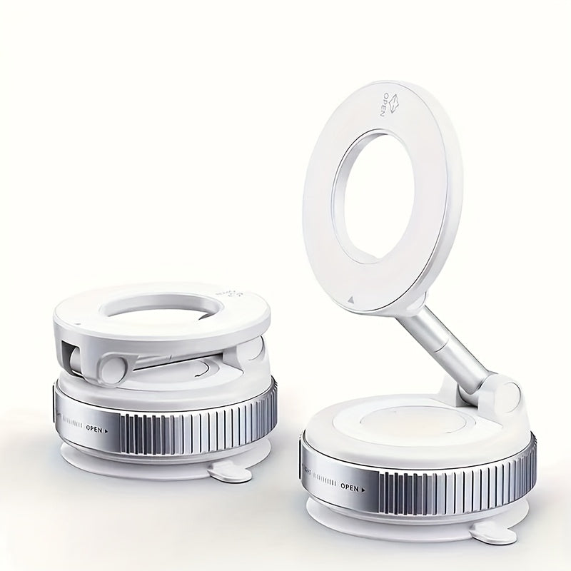 Magnetic Phone Holder Aluminum Alloy 360° Rotatable Car Dashboard Scraper