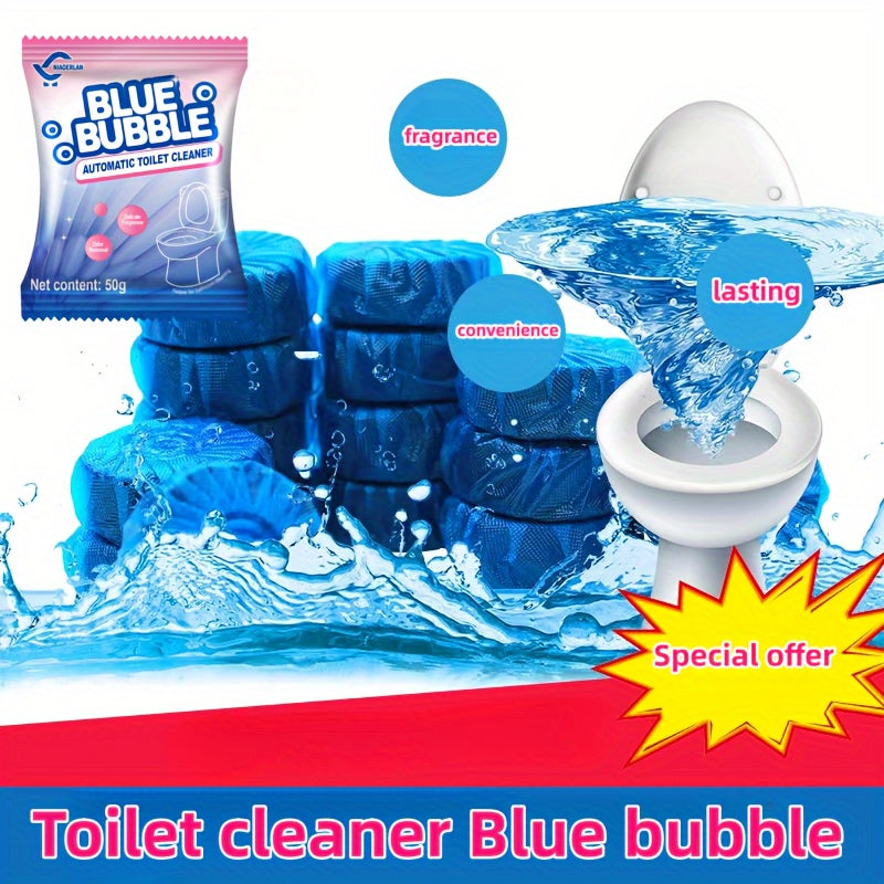 Blue Bubble Toilet Cleaner for Powerful Cleaning and Odor Control