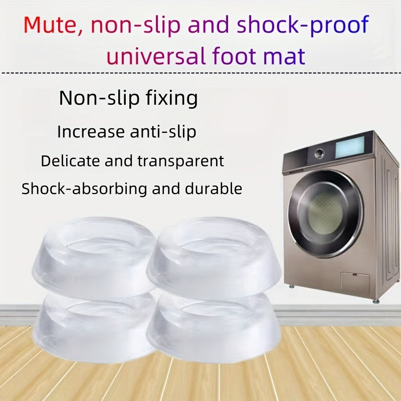 Washing Machine Base Set 4pcs Anti-Vibration Pads for Laundry Room
