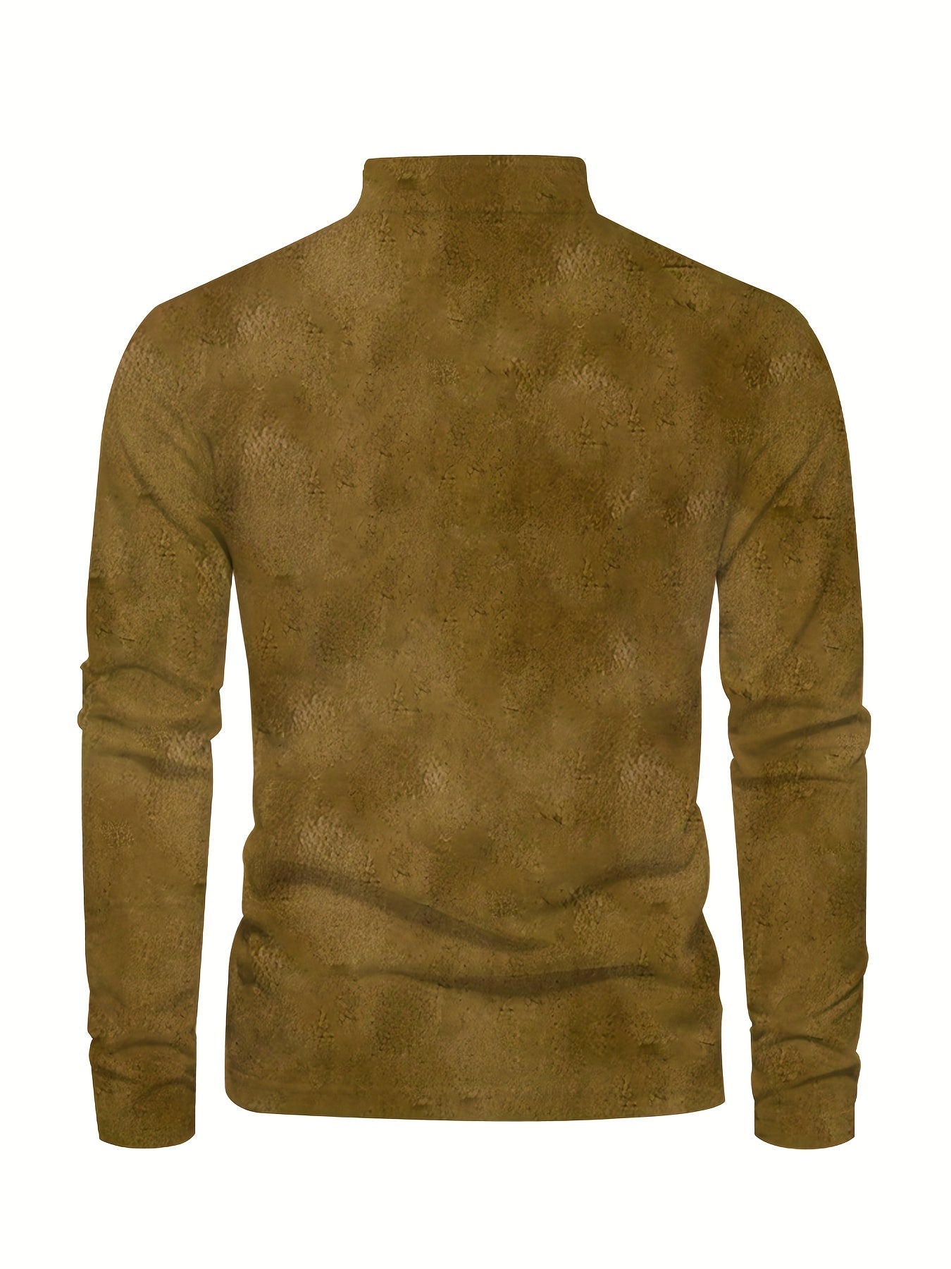 Men's Oversized Long Sleeve Sailboat Print Shirt for Spring Fall Plus Size