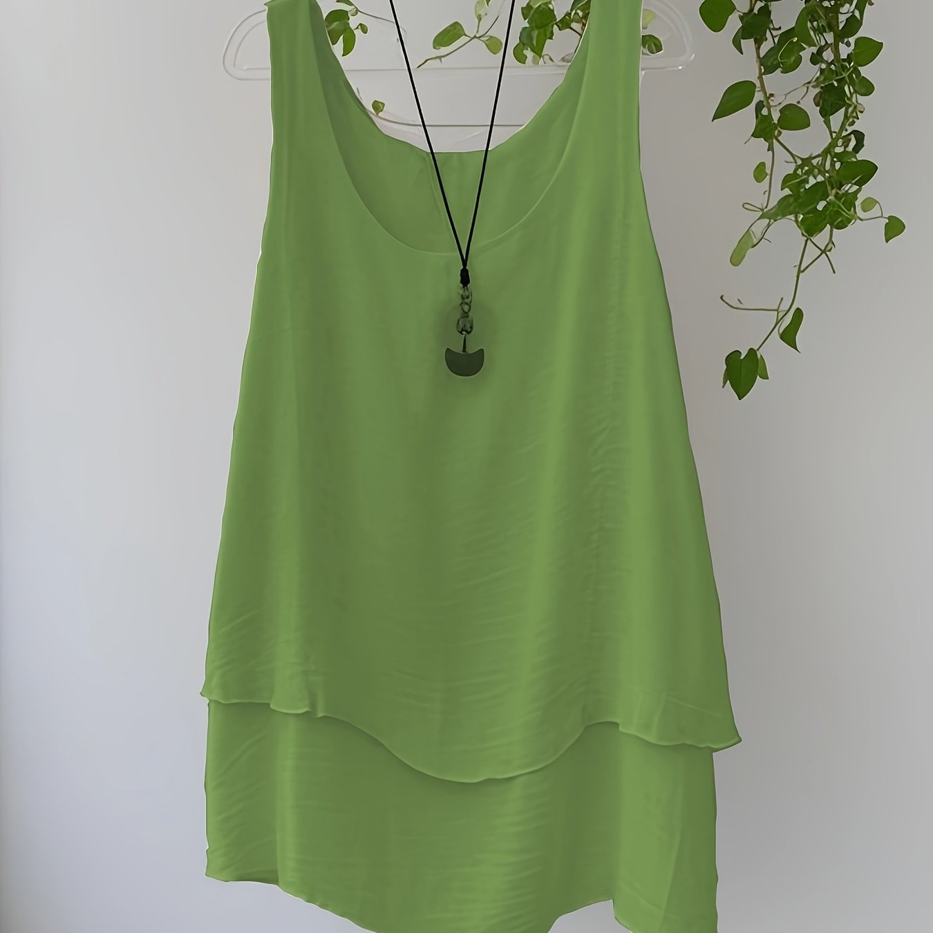 Women's Plus Size Two-Piece Vest Set Navy Size Large