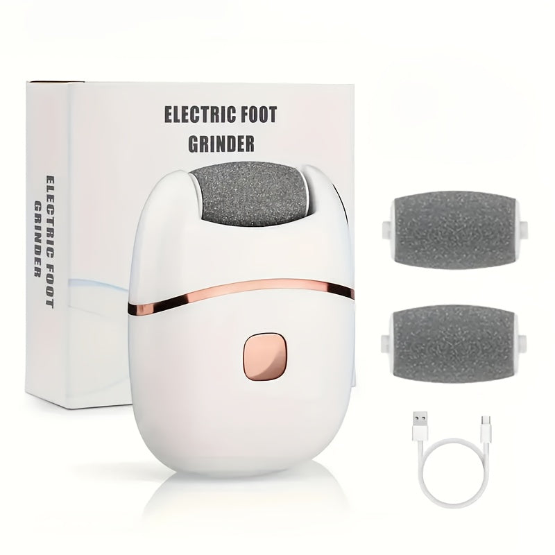 USB orqali zaryadlanadigan elektr oyoq fayli, 2 ta almashtiriladigan bosh bilan - qalin teri parvarishi uchun portativ va foydalanish uchun qulay. Past kuchlanish va ergonomik dizayn.