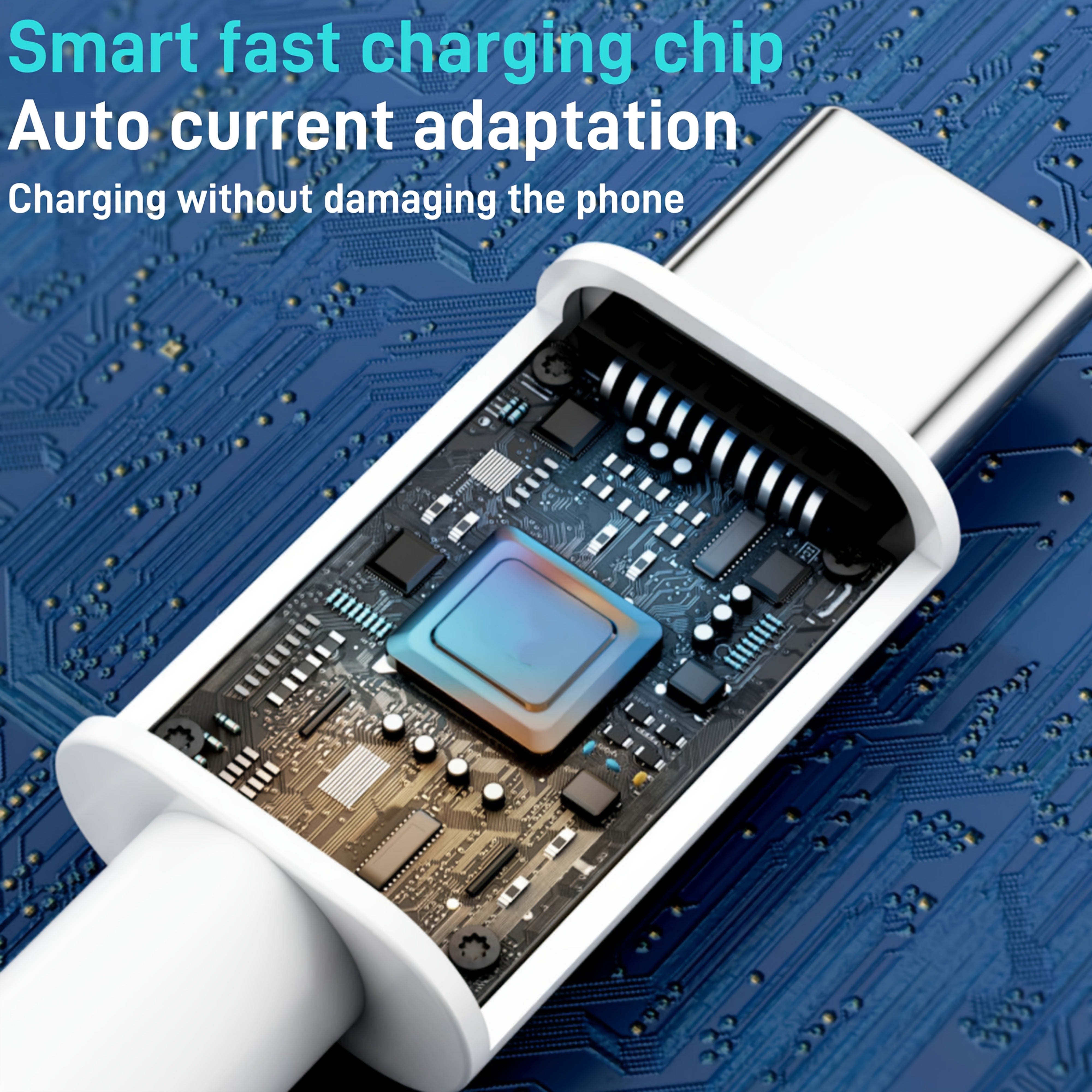 Type-C Power Extension Cord USB Round 6-Pin PCIe Male to Male