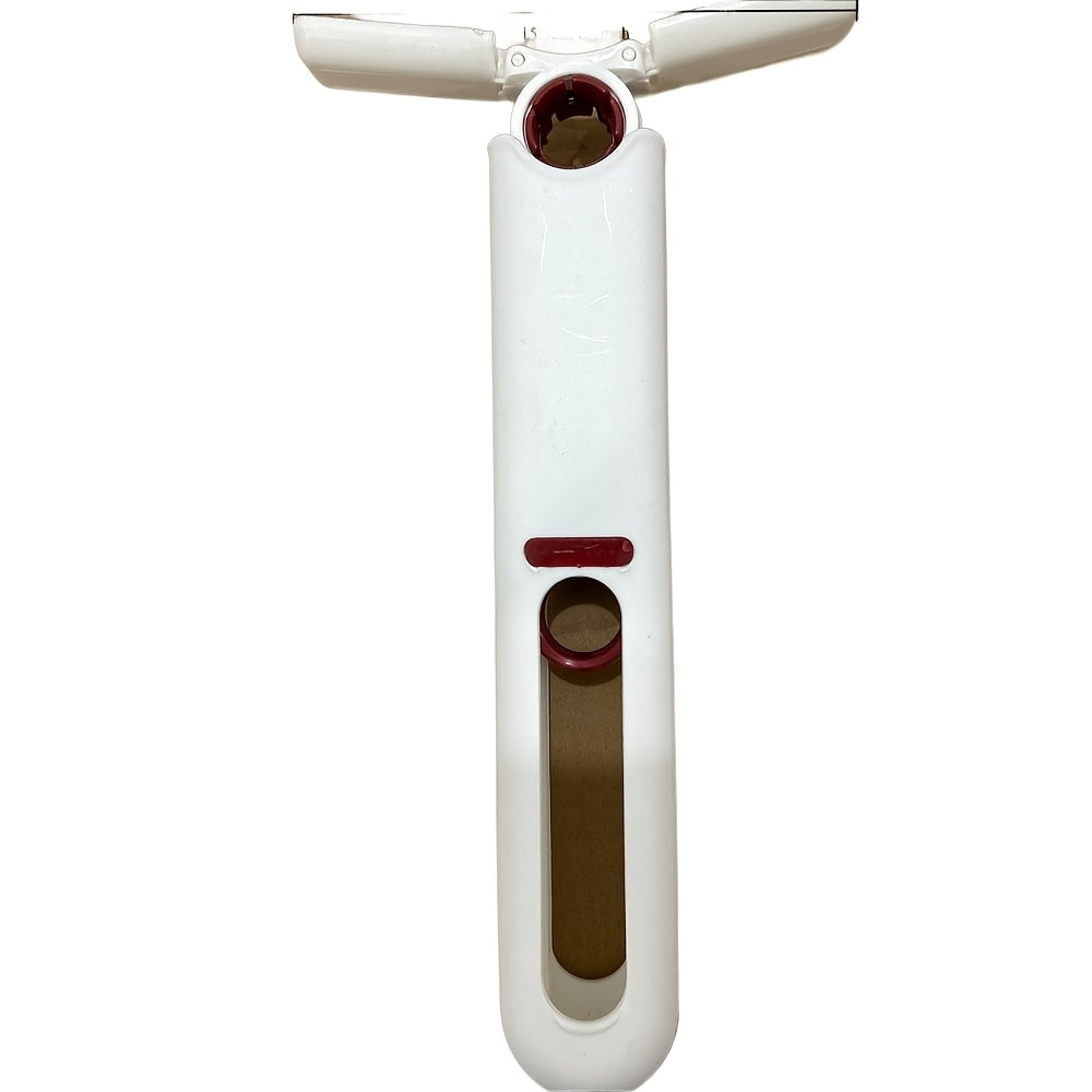 Mini Self-Squeezing Mop for Wet Dry Cleaning, Portable, Reusable Pads