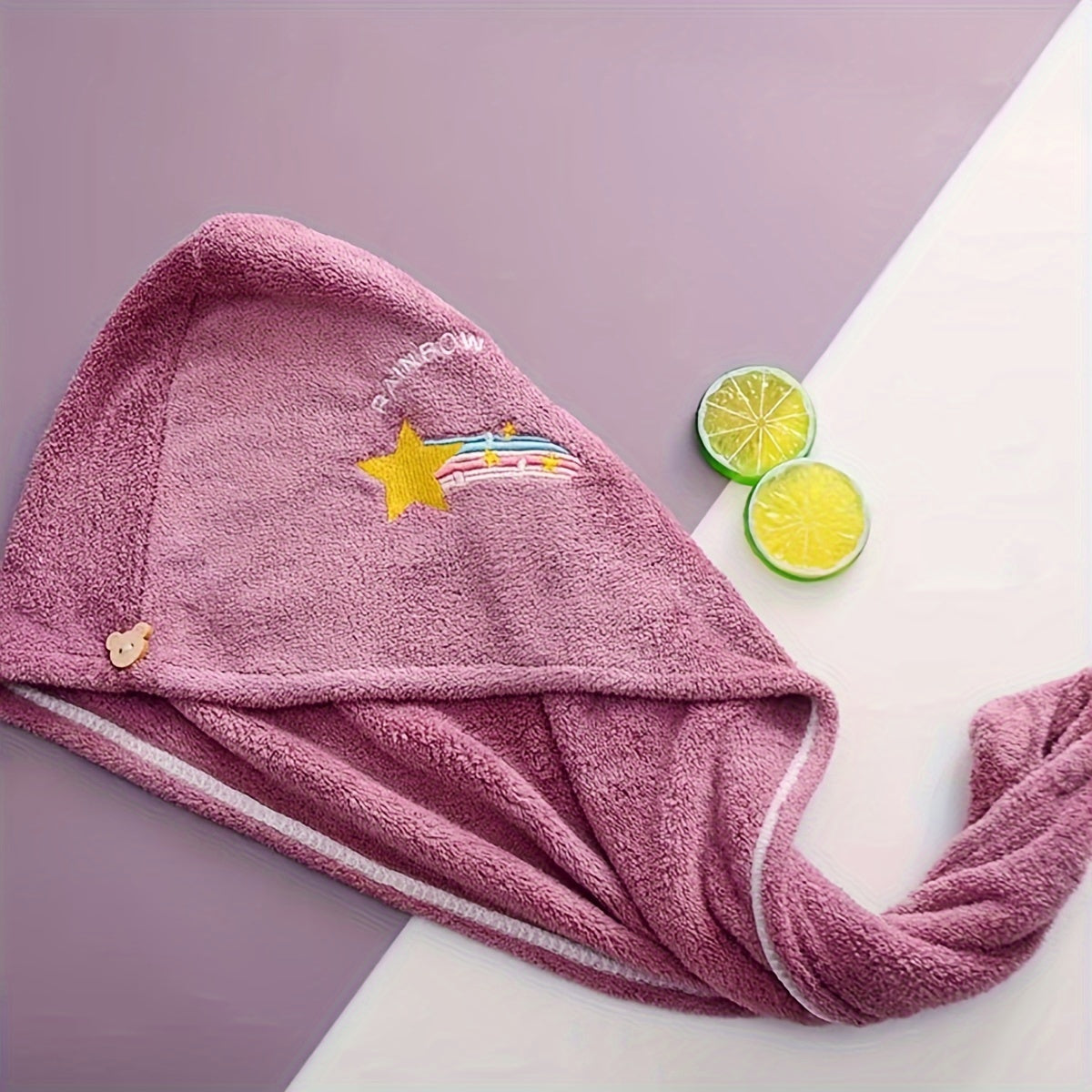 Microfiber Hair Towel Cap for Quick Drying Women Absorbent Turban Bathroom Essential