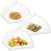 Food Covers Set 43.18 cm Mesh Tent Reusable Foldable for Outdoor Events