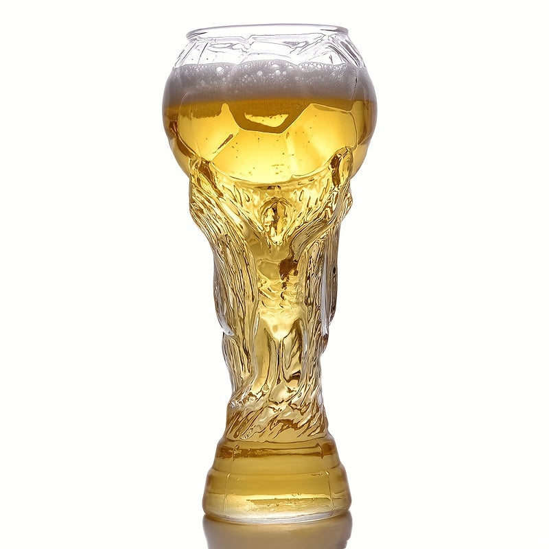 Clear Glass Beer Cup 450ml 15.2oz Outdoor Drinking Glass for Beer and Sports