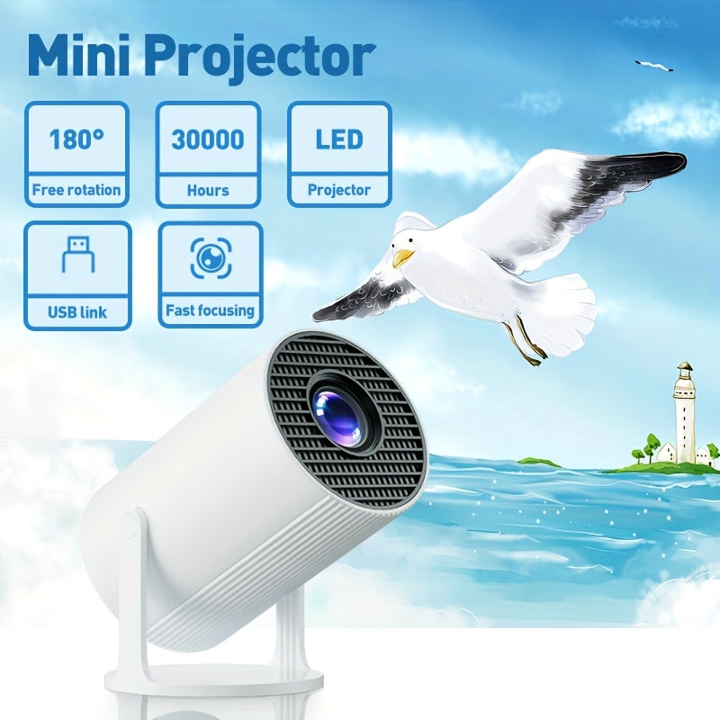 Portable Projector for Home Theater, TV Sticks, Laptops, Smartphones