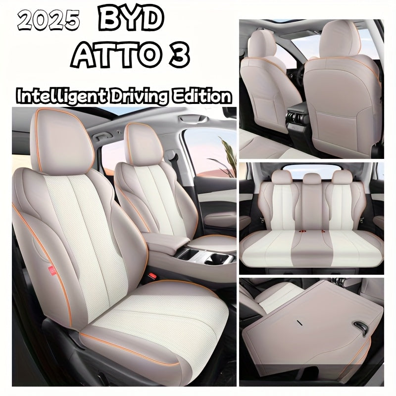 Car Seat Covers Full Coverage Perforated Leather Breathable Dirt-Resistant