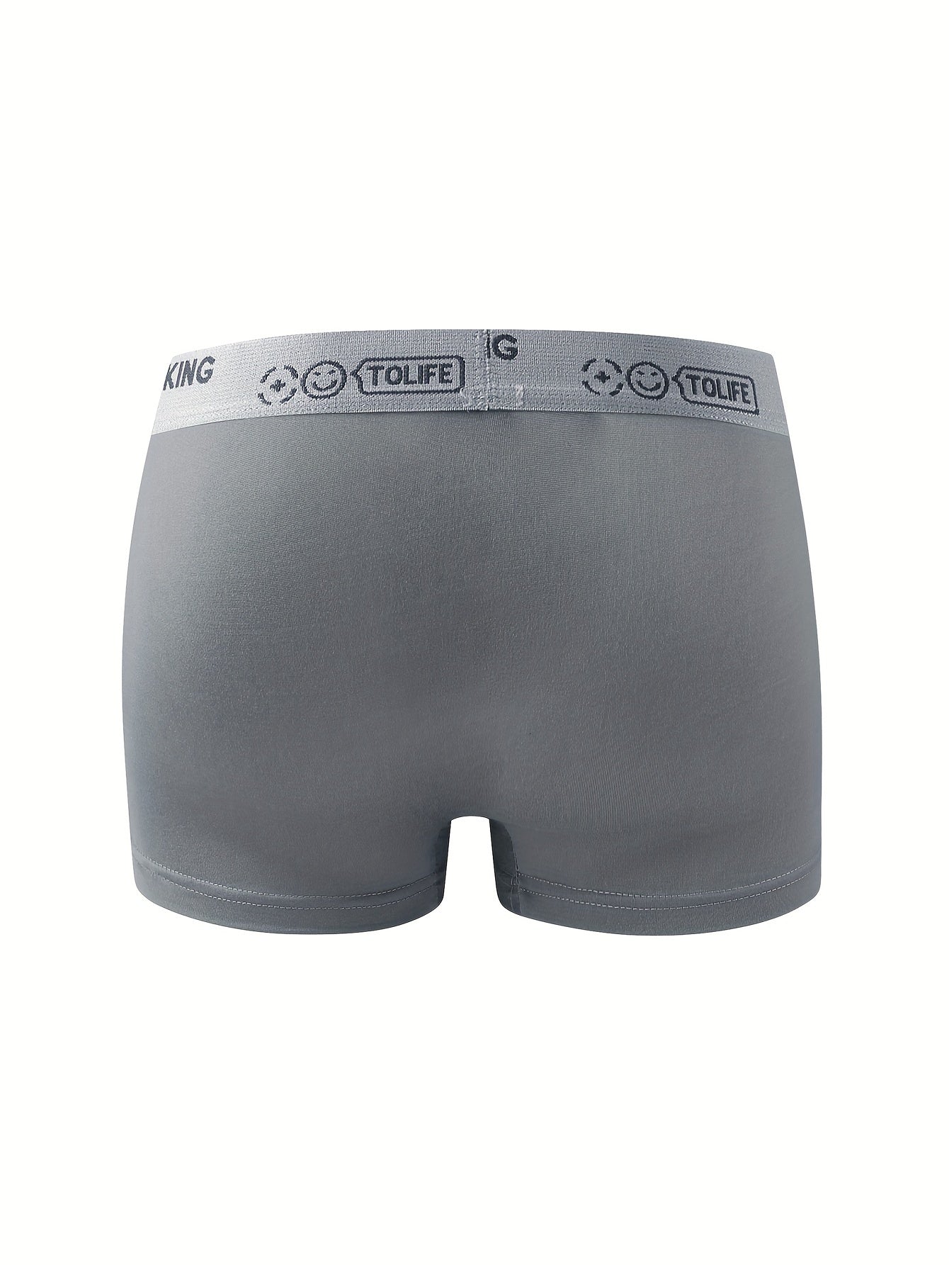 10pcs Men's Boxer Briefs Breathable Quick-Drying Polyester Spandex Shorts