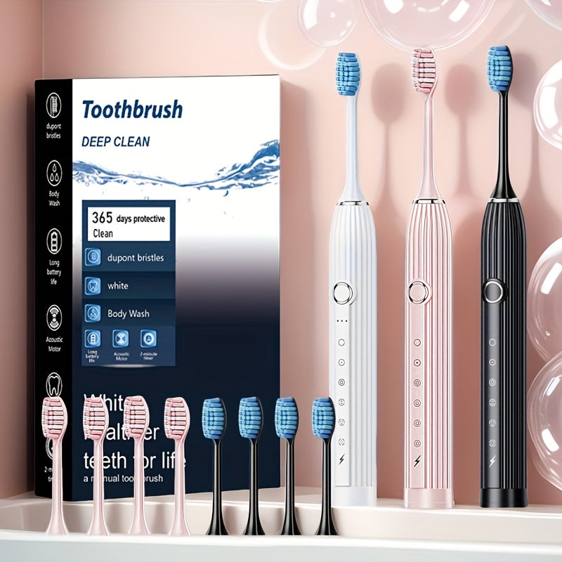 Electric Toothbrush for Couples Soft Bristles USB Rechargeable Oral Care
