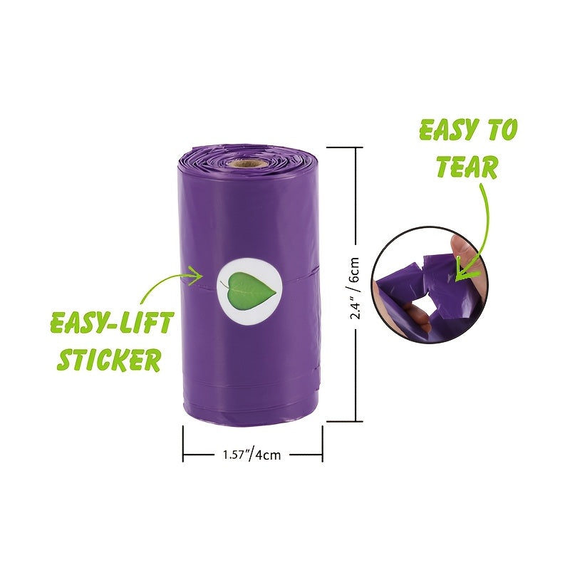 Vest-Uslubidagi Tashqi Itning Axlatini Yig'ish: 120 Ta Biologik Parchalanuvchi Hayvon Axlati Qoplari