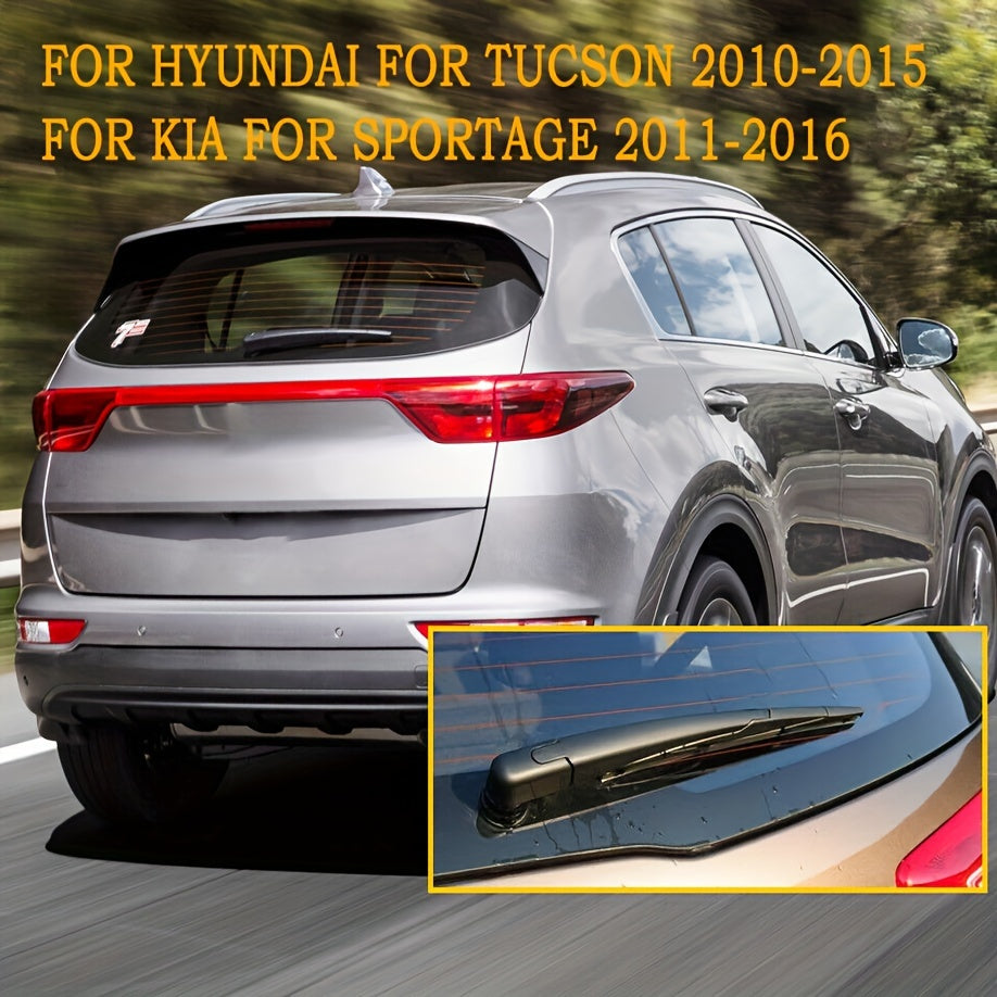 Universal Rear Wiper Arm Blade Replacement for SUV Tint Black 2010-2016