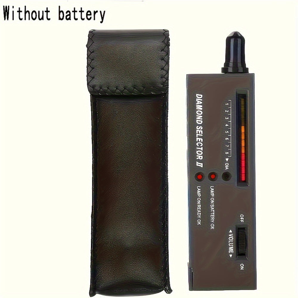 Diamond Tester Pen with Tri-Color Indicator and Preheating Function for Jewelry and Gemstones