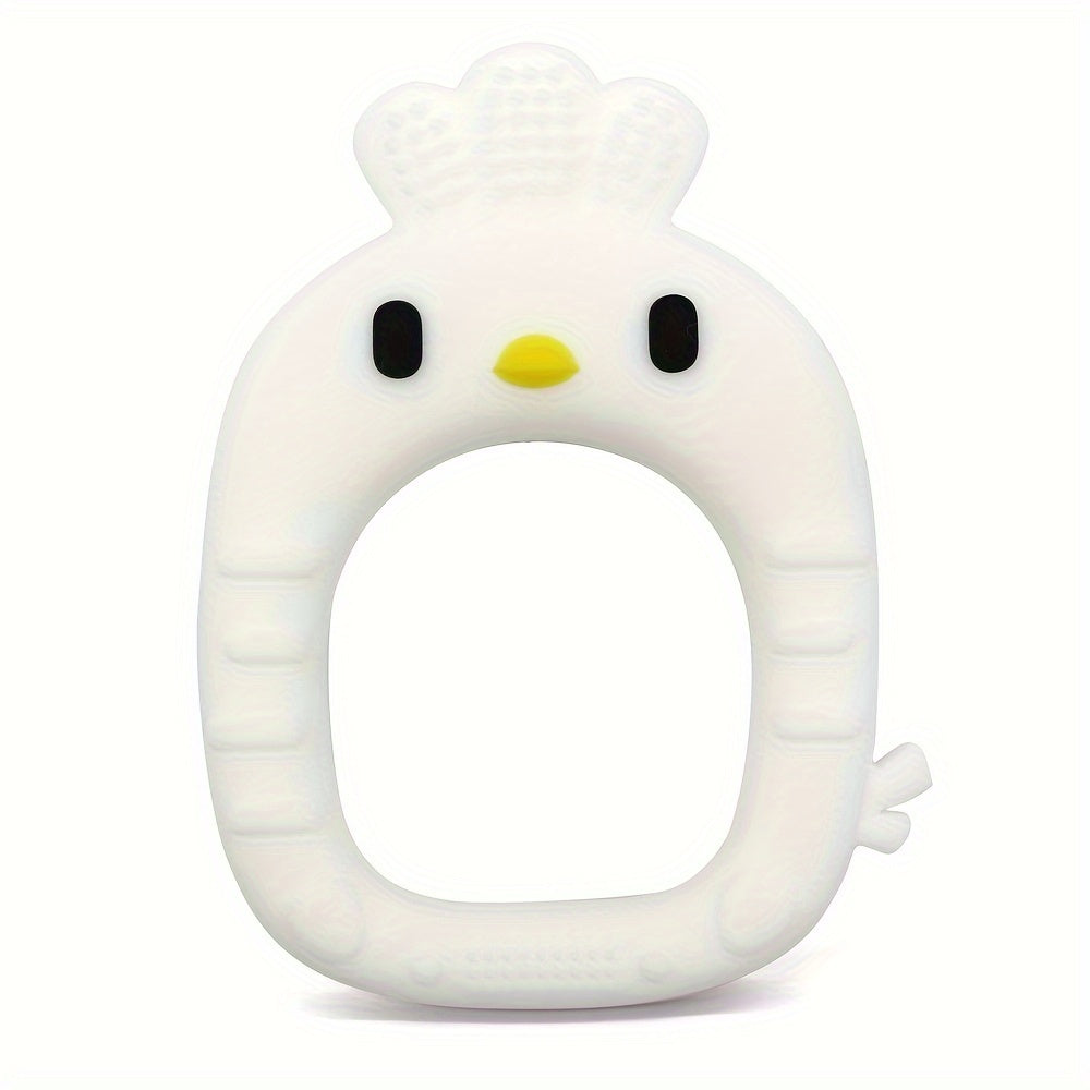 Young Children Teething Toy with Easter Theme Food-Grade Silicone Chew Stick