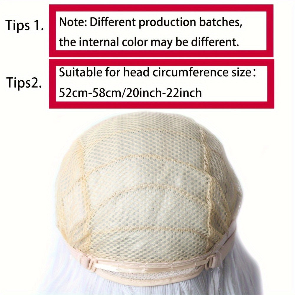 Unisex Curly Full Top Anime Cosplay Wig Head Cover for Costume and Party