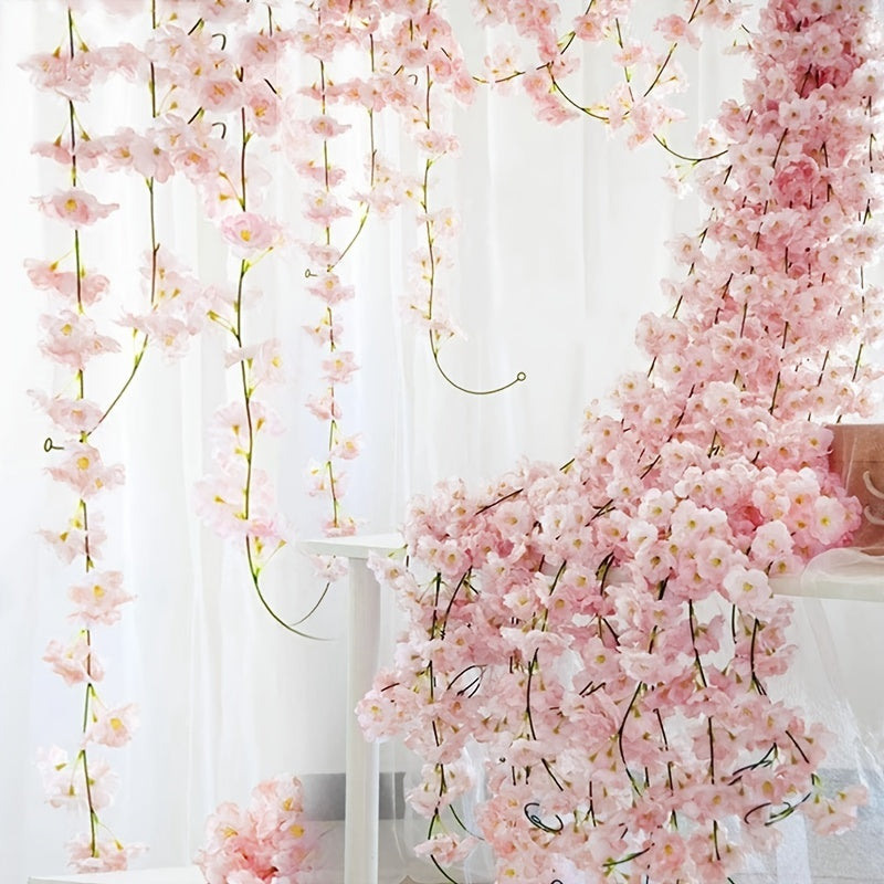 Artificial Sakura Vine 180cm for Wedding Garden Decor Home Parties Scrapbooking
