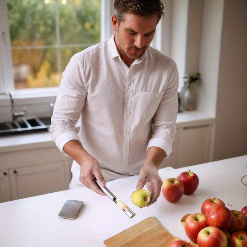 Коронка из нержавеющей стали пищевого качества для яблок и груш, идеально подходит для домашних и автодомовых кухонь