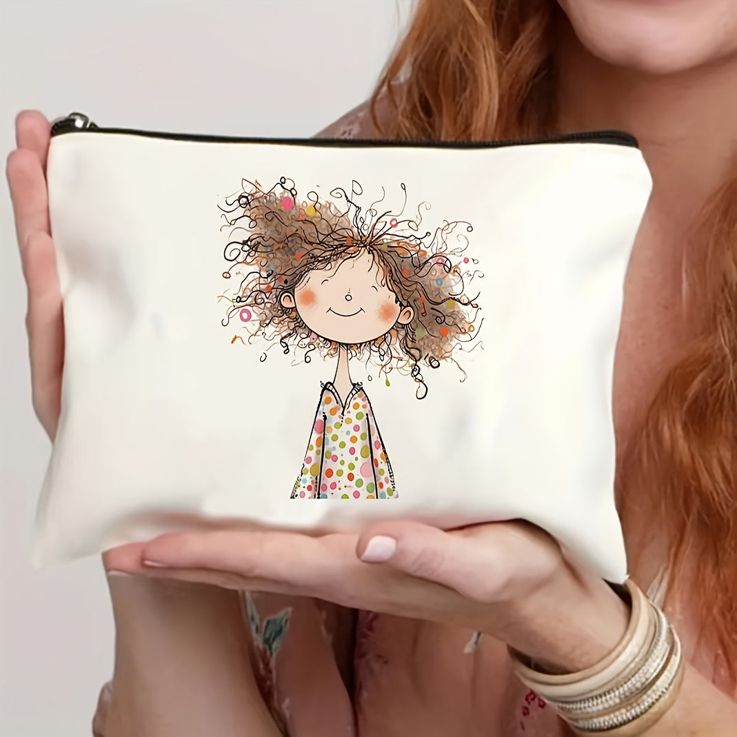 Durable Travel Cosmetic Pouch for Makeup and Teacher Gifts