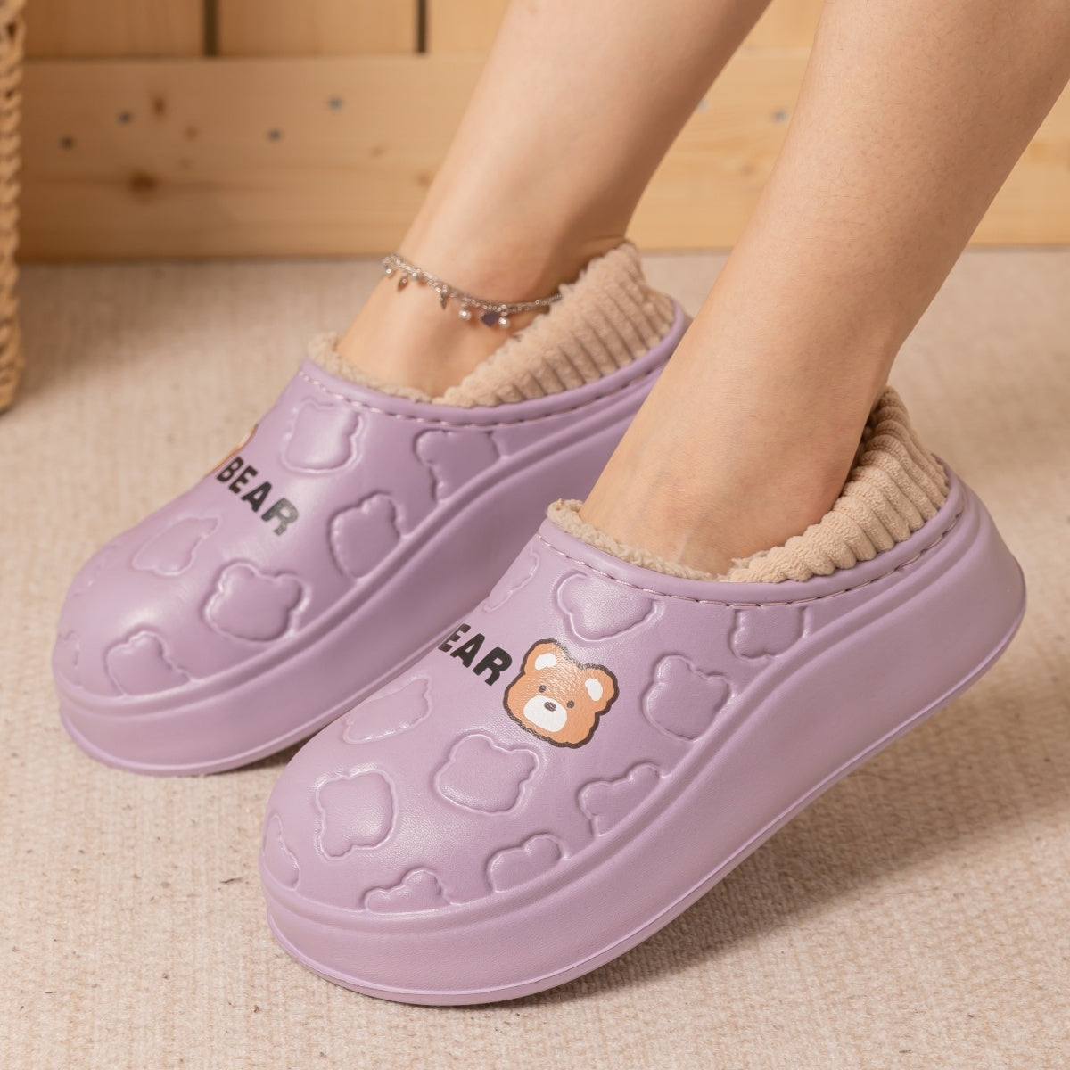 Unisex Snow Boots Warm Comfortable Waterproof Indoor Thick Sole