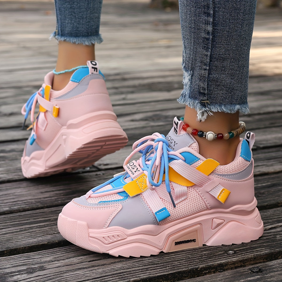 Women's Casual Mesh Sneakers Lightweight Breathable Non-slip Shoes