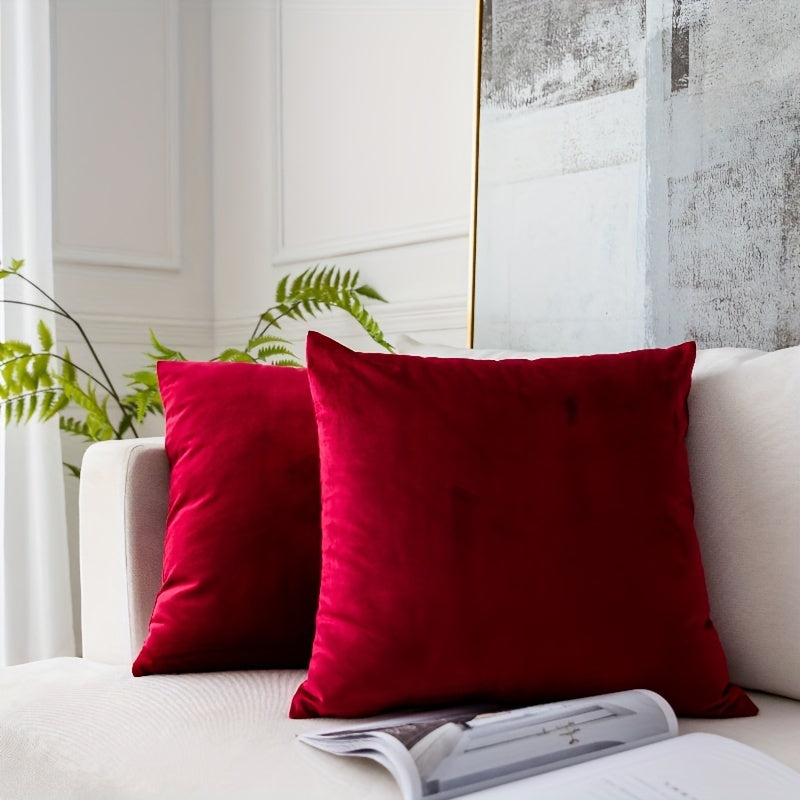 Soft Cotton Pillowcase with Hidden Zipper for Home and Office Decor