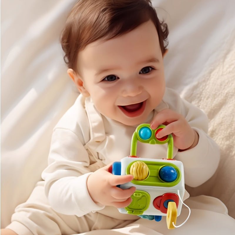 Band to'p kubi sezgi o'yinchoq - Yosh bolalar va kichik bolalar uchun ajoyib, erta o'rganishni va kognitiv rivojlanishni rag'batlantiradi, Halloween, Rojdestvo va maxsus tadbirlar uchun ideal sovg'a, Switch Box va Cube Puzzle bilan mos keladi.