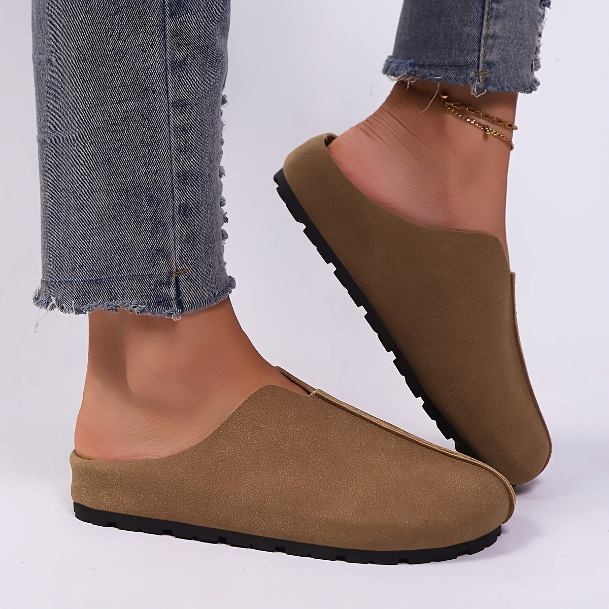 Women's Fashion Platform Boots Mules Clogs with Stylish Design