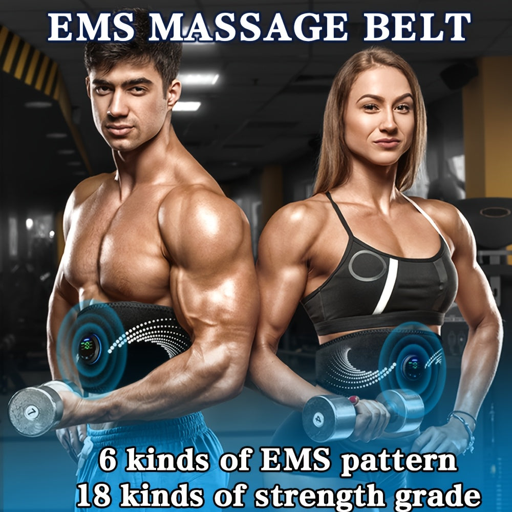 Erkaklar va ayollar uchun bir nechta rejimlar va intensivlik darajalari bilan EMS mushak massajchisi. Sayohat, uy yoki ofisda dam olish uchun ideal va bayram sovg'asi sifatida.