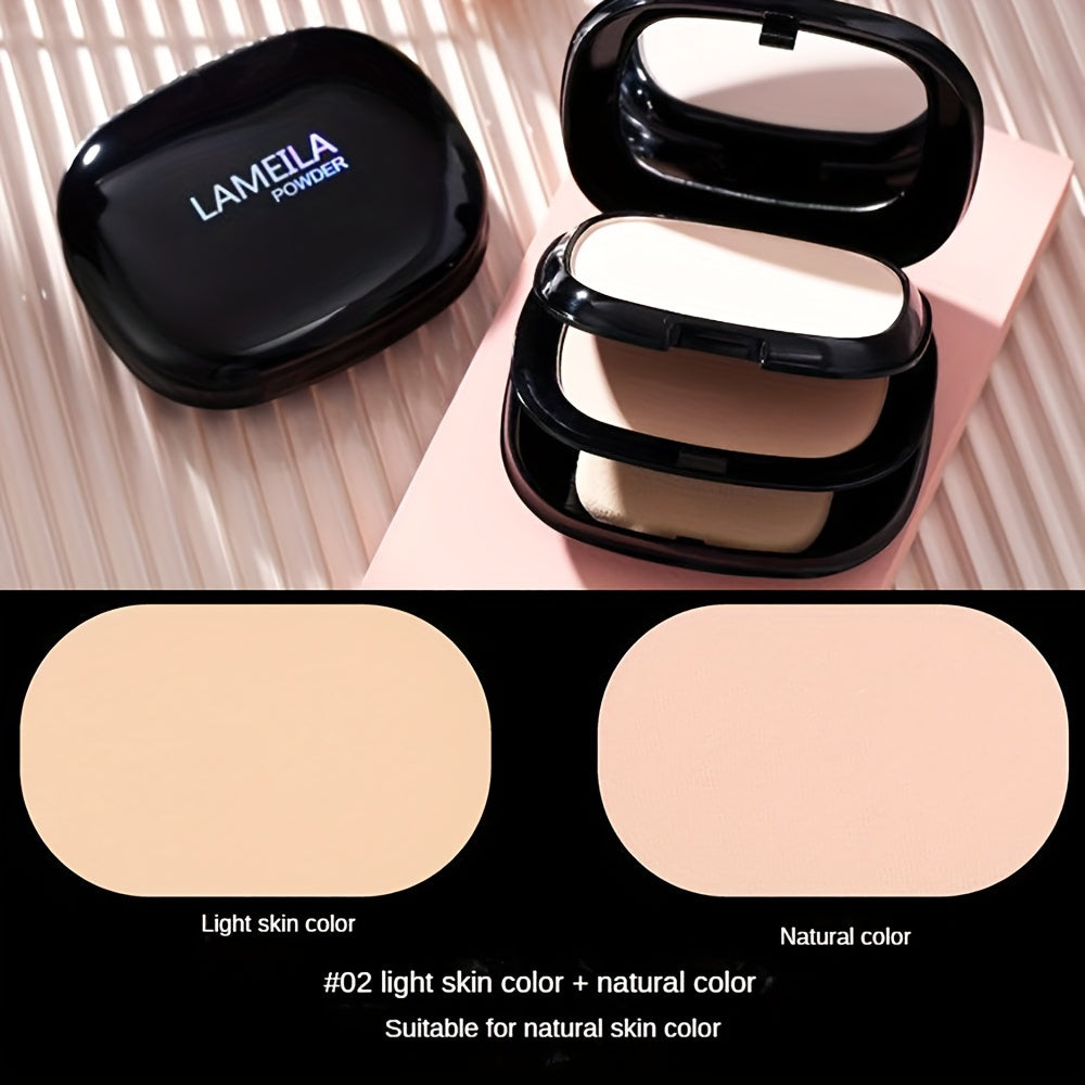 Ivory White Dual-Use Pressed Powder Concealer for Flawless Contouring