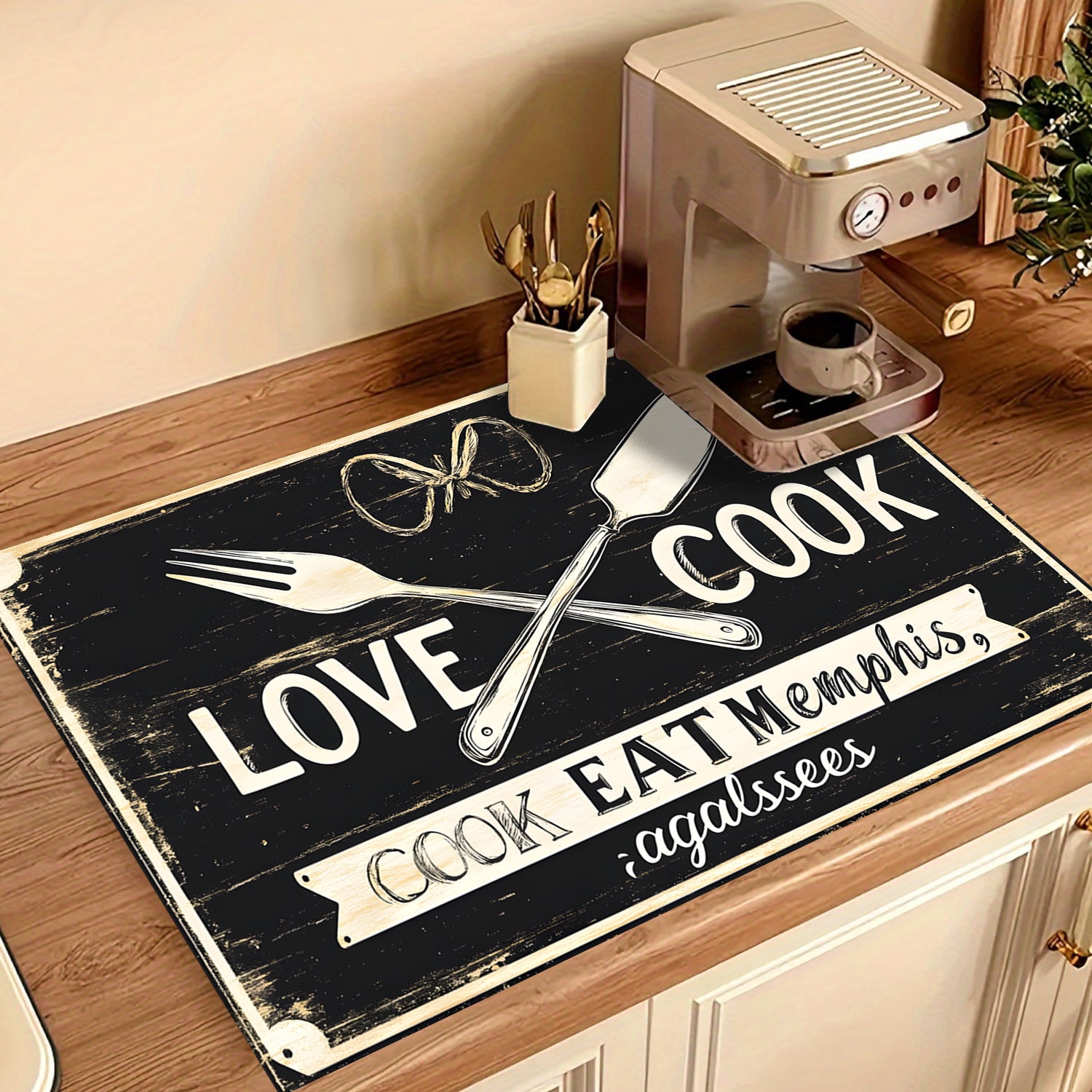 2D Flat Rubber Cooktop Protection Pad Non-Slip Scratch-Resistant for Stove Ovens