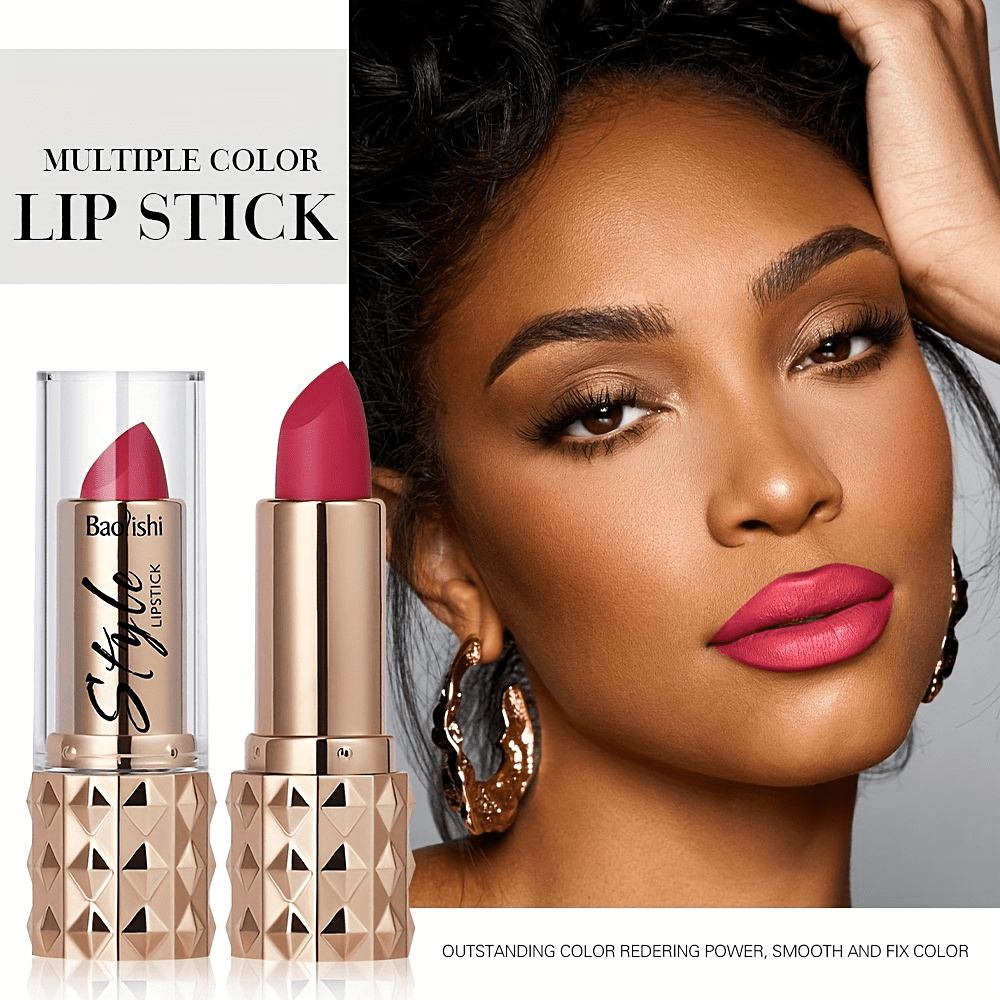 Set de labiales mate para mujer, resistente al agua, 4 colores, maquillaje de labios