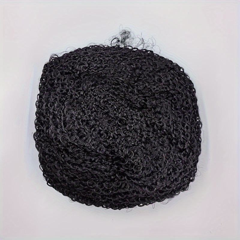 Short Black Fluffy Disco Afro Wig for Cosplay, Costume Parties, Men Women