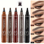 Bolígrafo de cejas a prueba de agua y de larga duración para microblading de mujer con punta fina