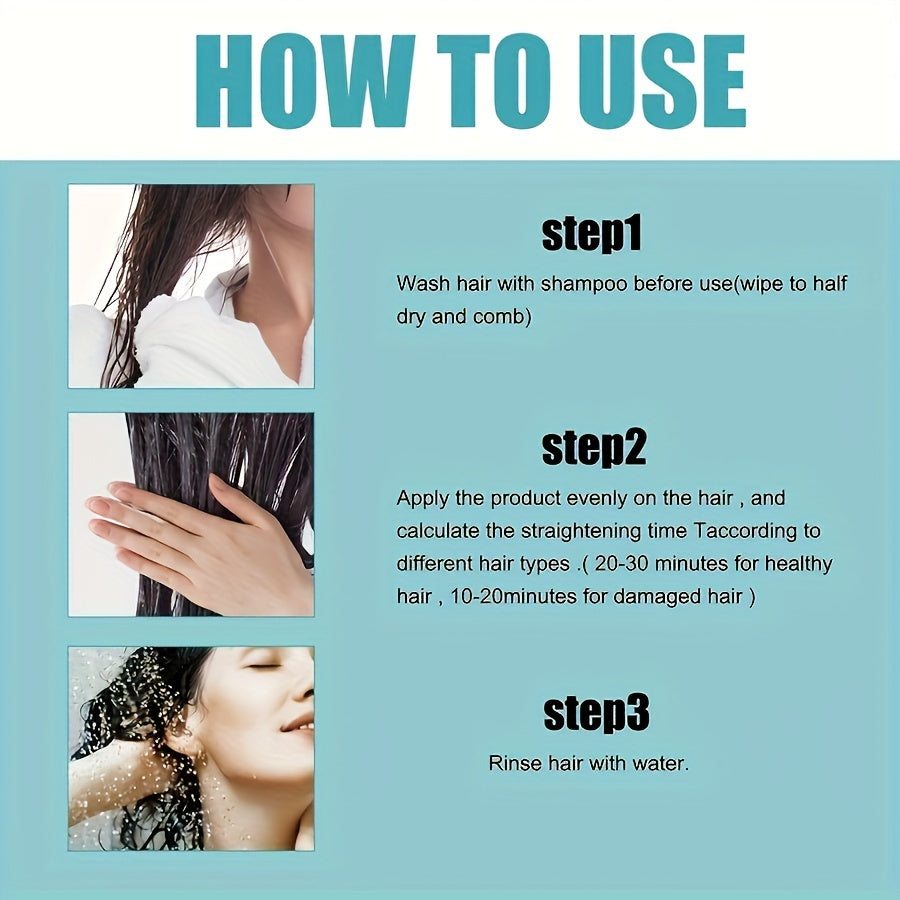 Hair Straightening Cream 60g Moisturizing Damage-Free Glossy Straightening