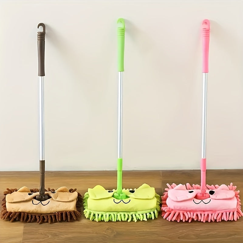Mini Dual-Use Household Mop for Floors, Portable Plastic Cleaning Tool