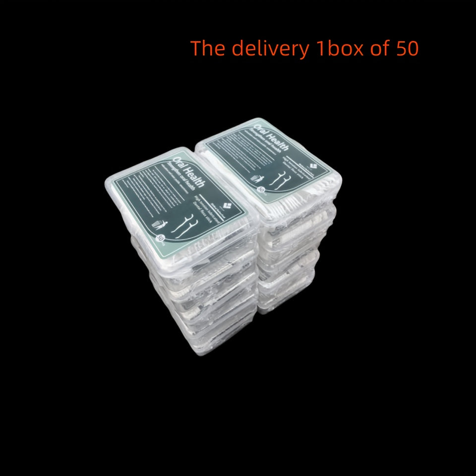 Polyester Fiber Thread Suit For Oral Care Travel Daily Use 50 Threads