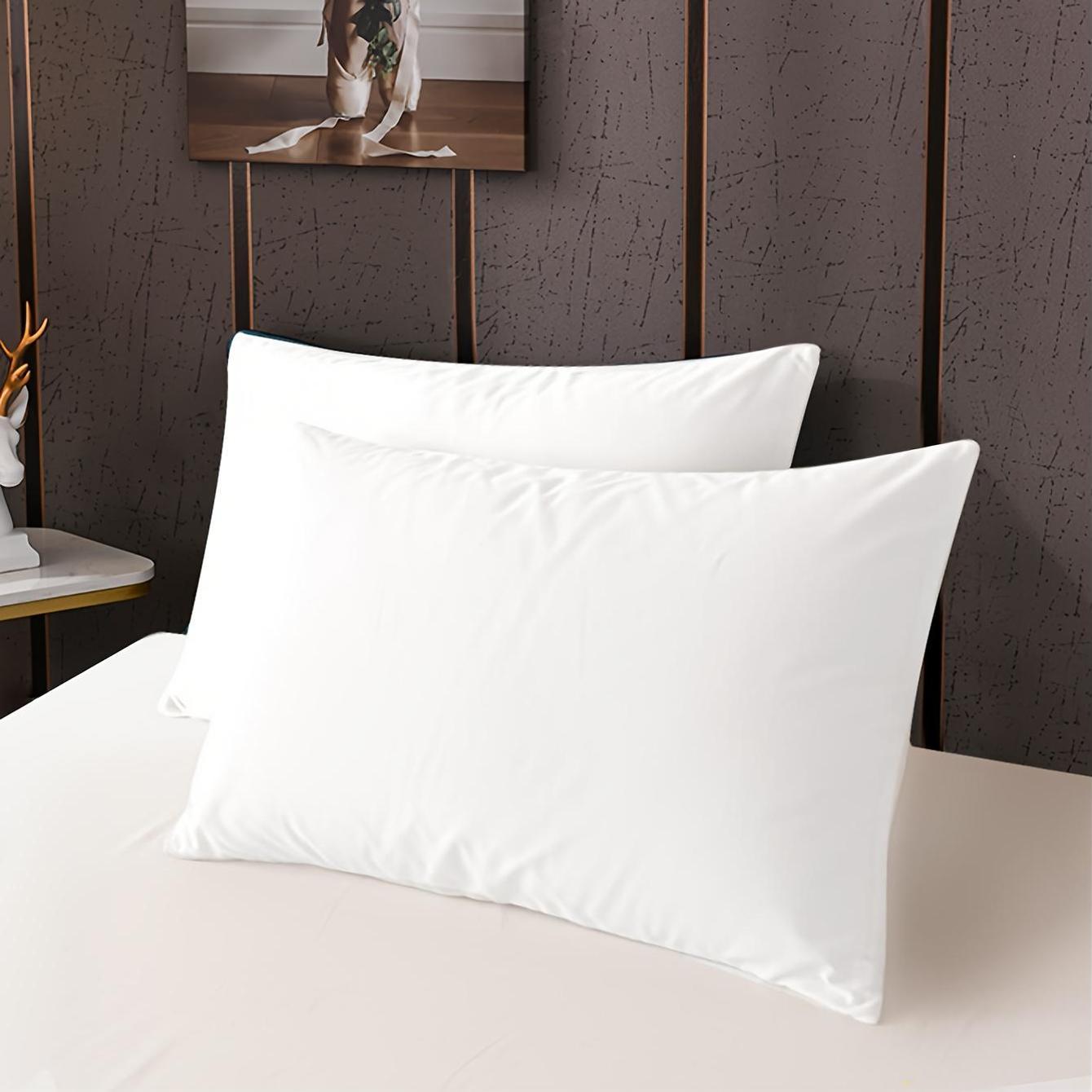 Solid Color Pillowcases Lightweight Soft Brushed Polyester for Cozy Bedroom