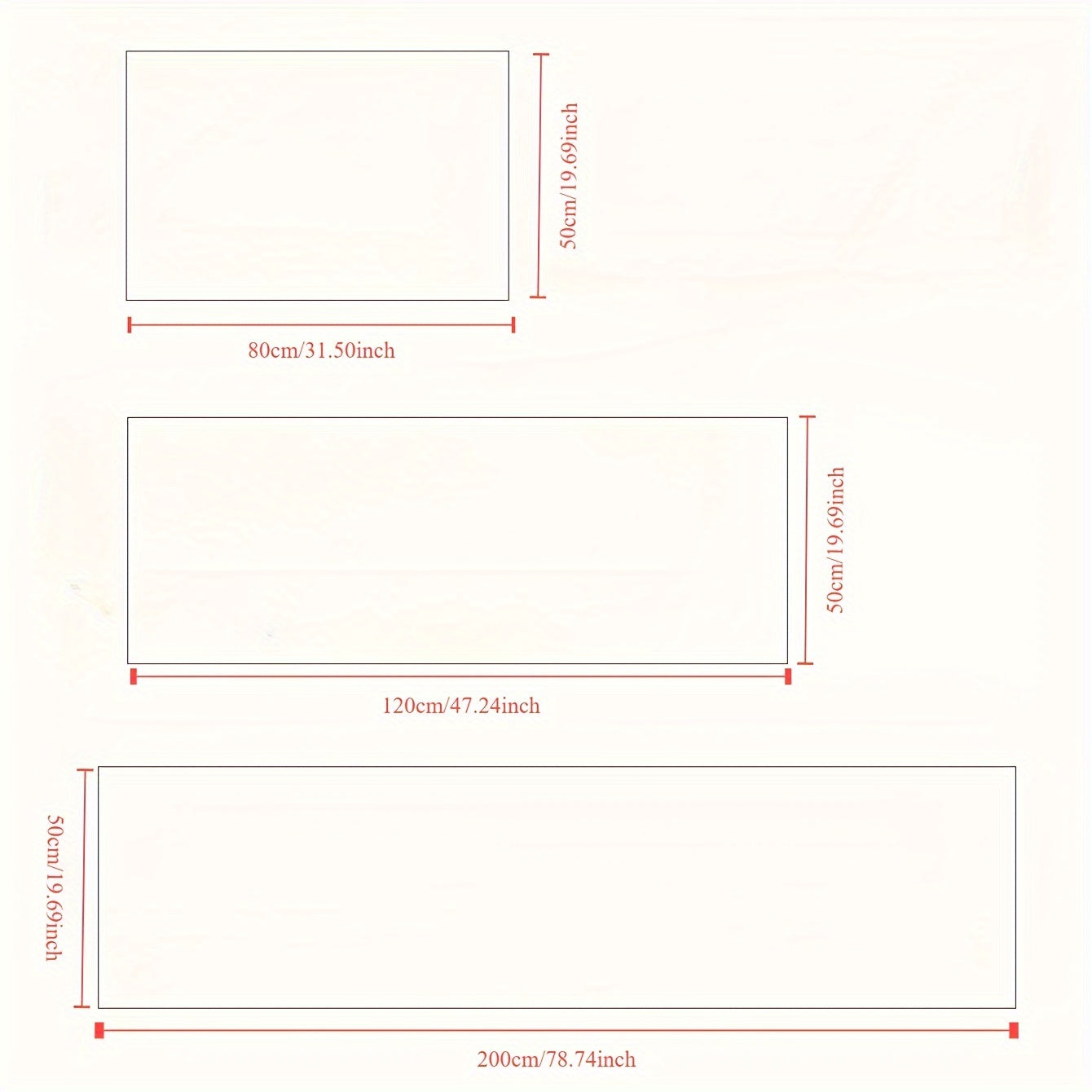 Large Quick-Dry Kitchen Mat Non-Slip Absorbent Diatom Mud Rug for Home and Dining