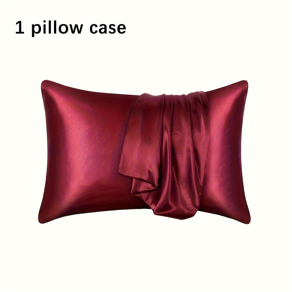 Silky Soft Machine Washable Pillowcase with Breathable Cooling Feel, Solid Color