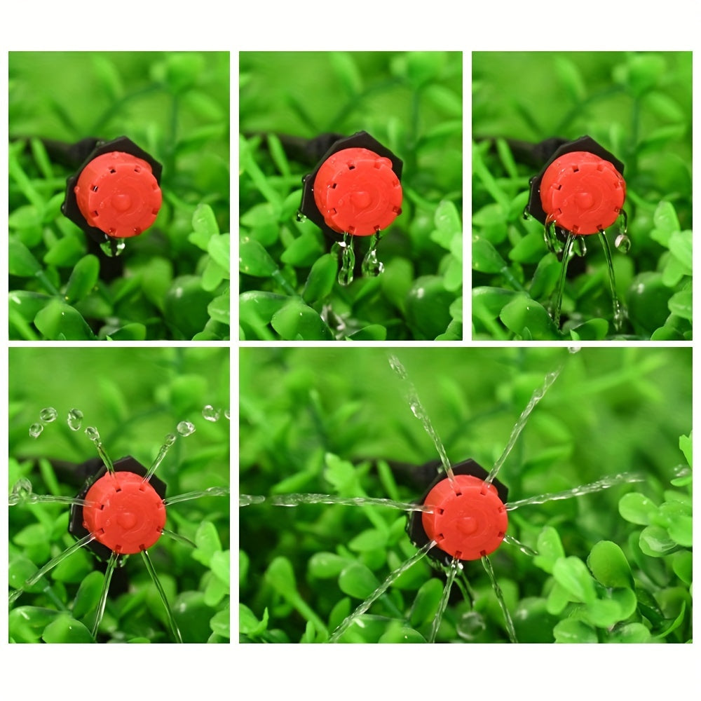 Регулируемые пластиковые капельницы для системы полива 50-500 штук