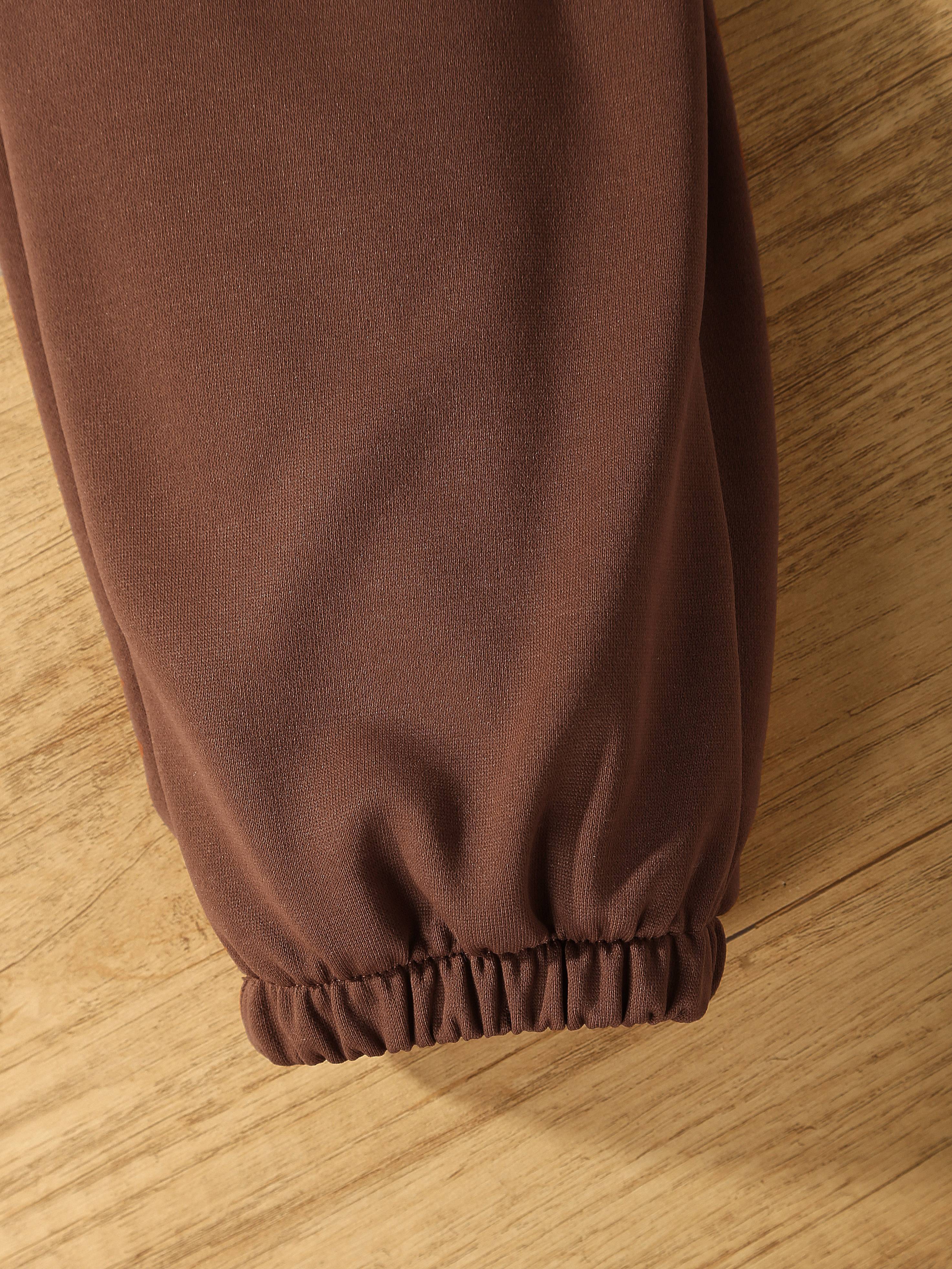 Children's Long Sleeve Two-Piece Suit for Outdoor Play Polyester Geometric Pattern