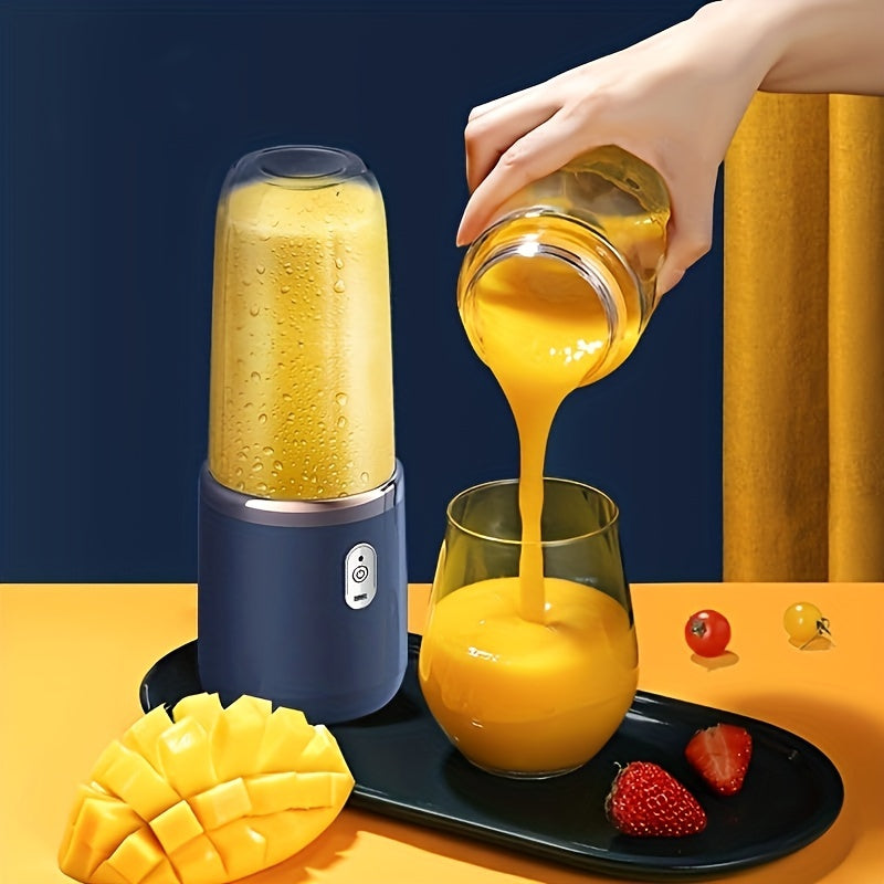 Rechargeable USB Fruit Juicer Cup with 1500mAh Battery and Plastic Design