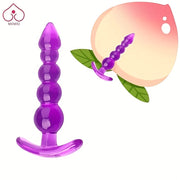 Унисекс силиконовая анальная пробка для массажа простаты, секс-игрушка, анальная пробка, гибкая