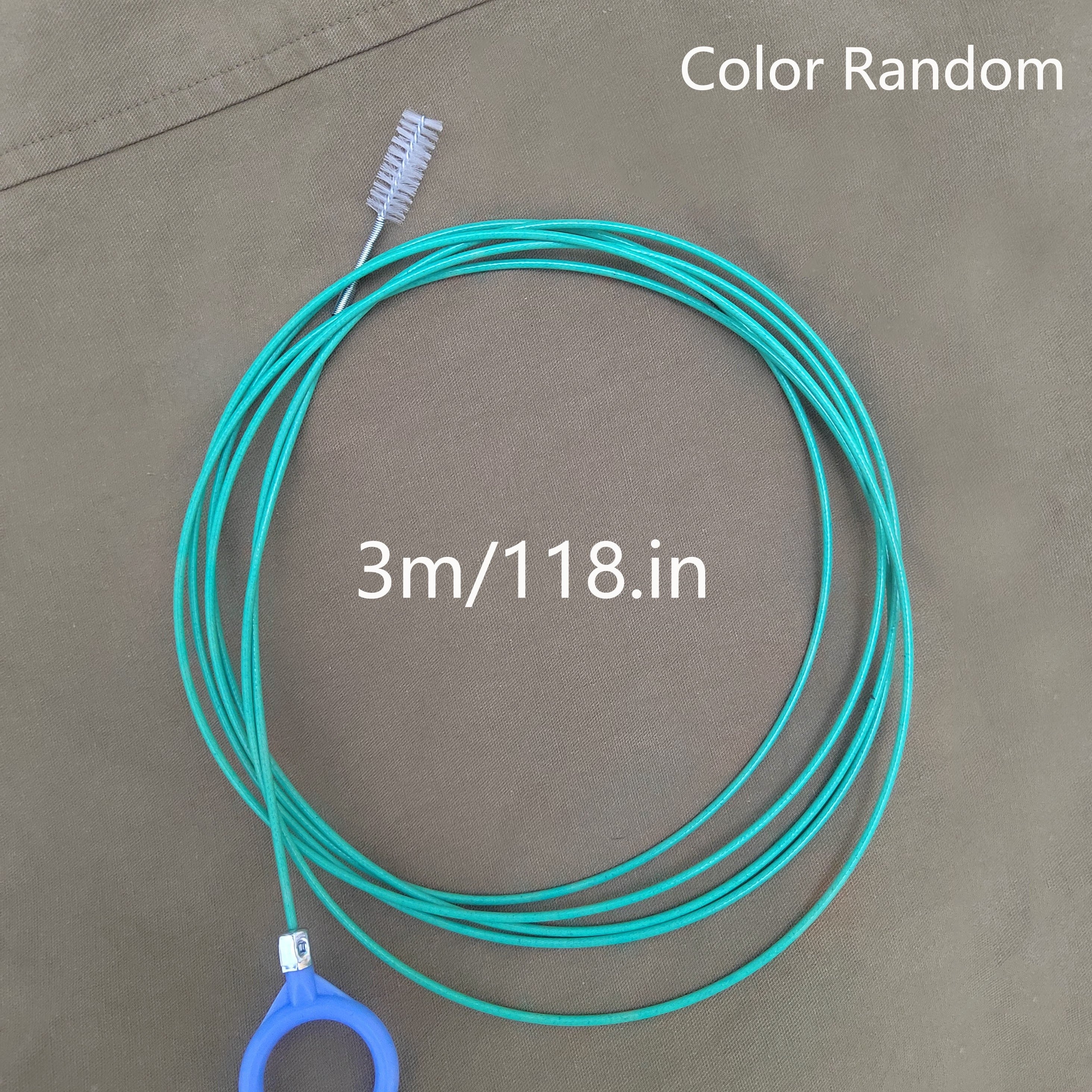 Flexible Drain Cleaning Brush for Long Drains, Refrigerators, and AC Systems